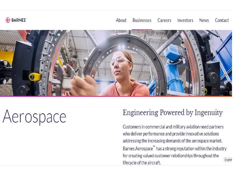 Barnes aerospace is looking metal parts vendor with AS 9100 certified. Barnes aerospace is looking metal parts vendor with AS 9100 certified.